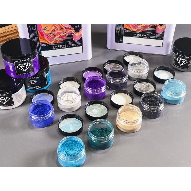 Black Diamonds 十色組 (各5g) + 澳洲進口海浪專用色膏 (20g)
