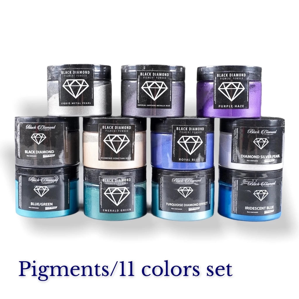 Black Diamonds 十色組 (各5g) + 澳洲進口海浪專用色膏 (20g)